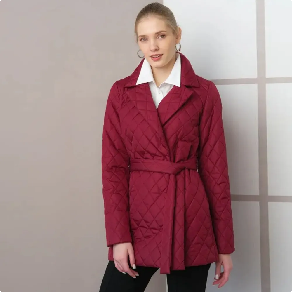 Women's Short Jacket Turn-down Collar Coat Windproof Thermal Cotton-padded Clothes
