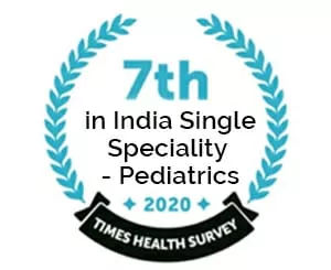 Award of 7th in India's Single Speciality Pediatrics - Ovum Hospitals