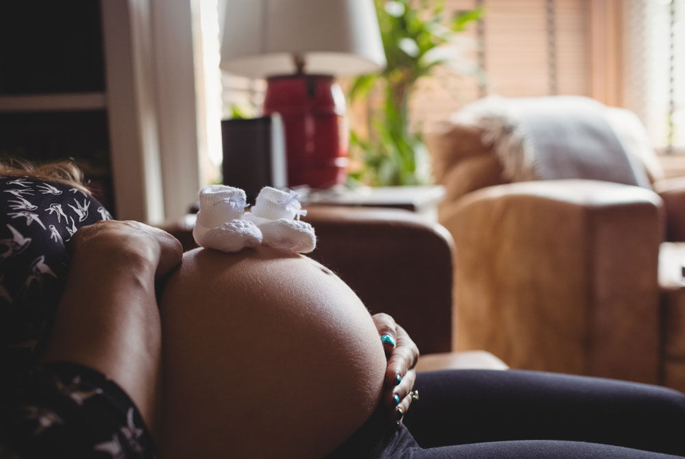 How do you deal with contractions during pregnancy?