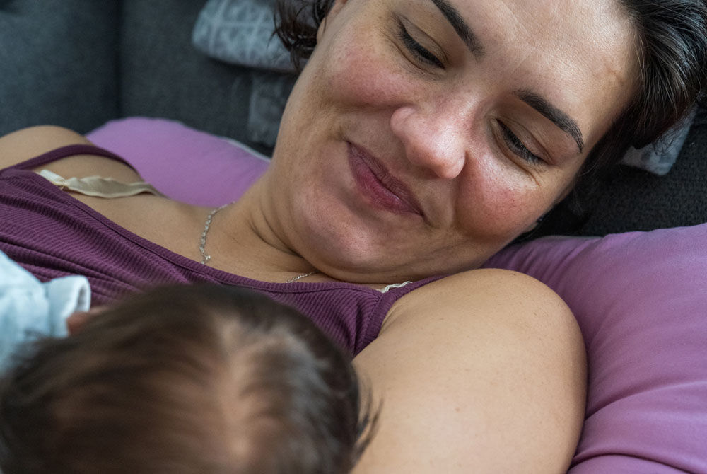 Lactation and the Benefits of Sleeping next to baby