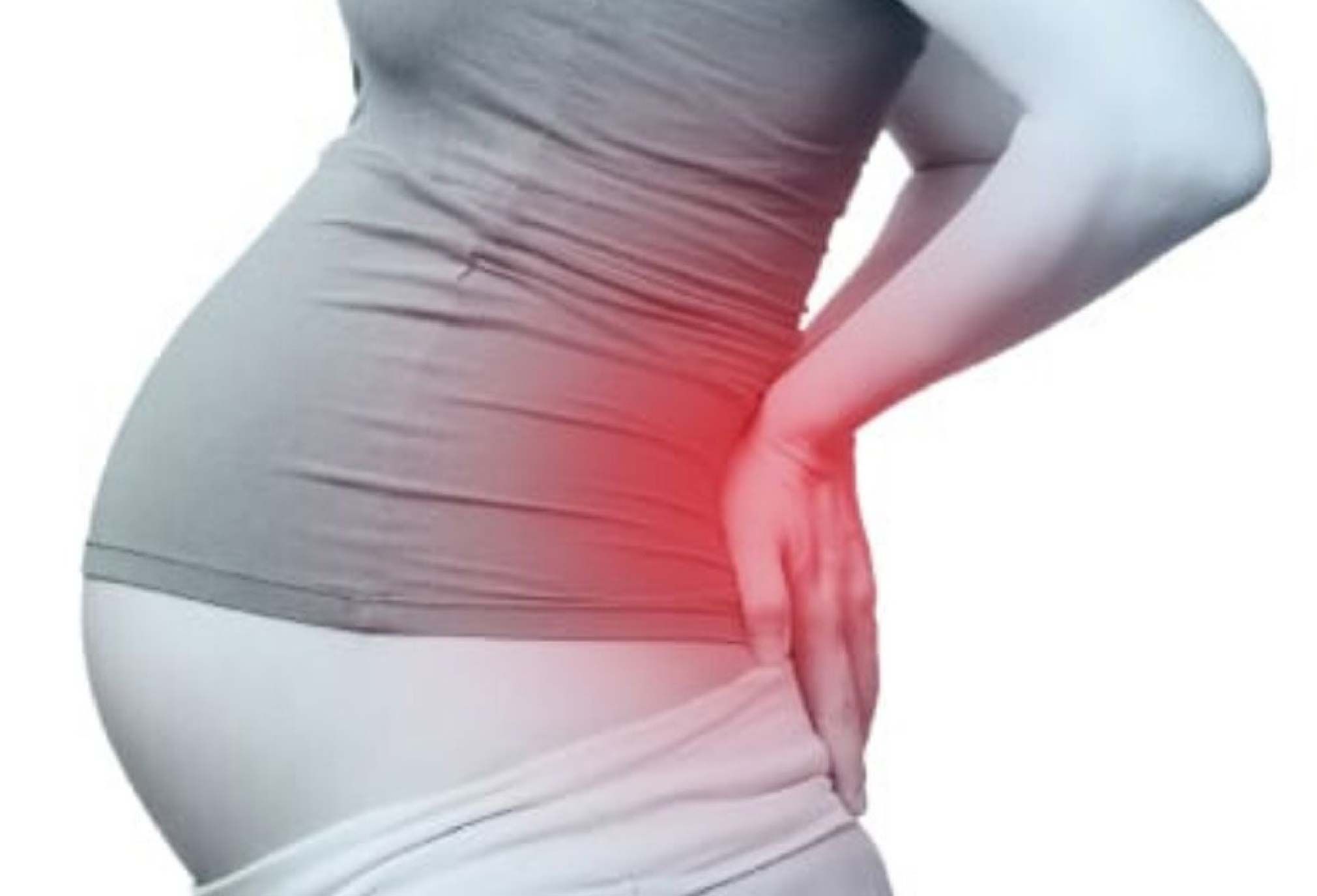 What caused back pain in pregnancy?