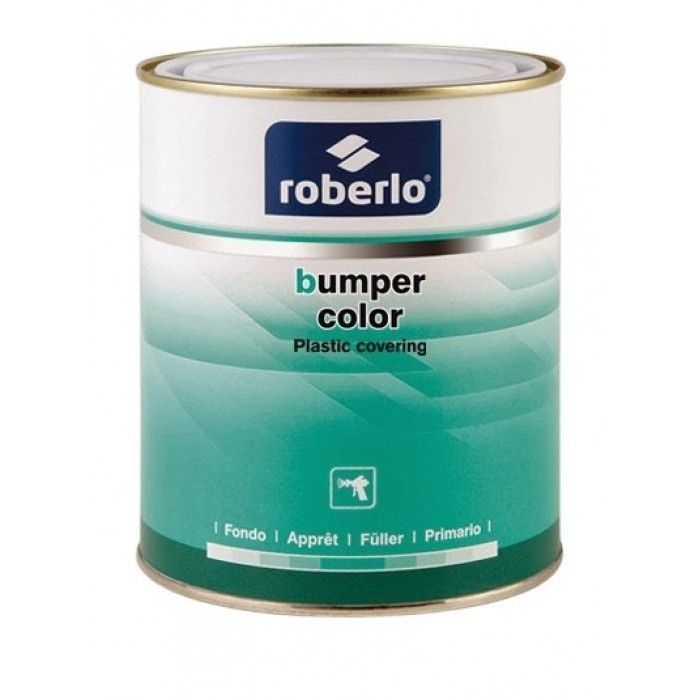 Фарба структурна Bumper BC20 антрацит, 1л, Roberlo 61158