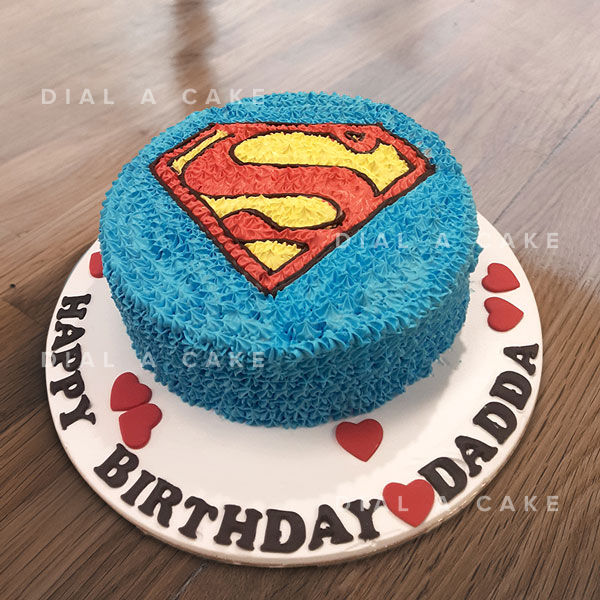 Superman Cake | Lucki's Gourmet