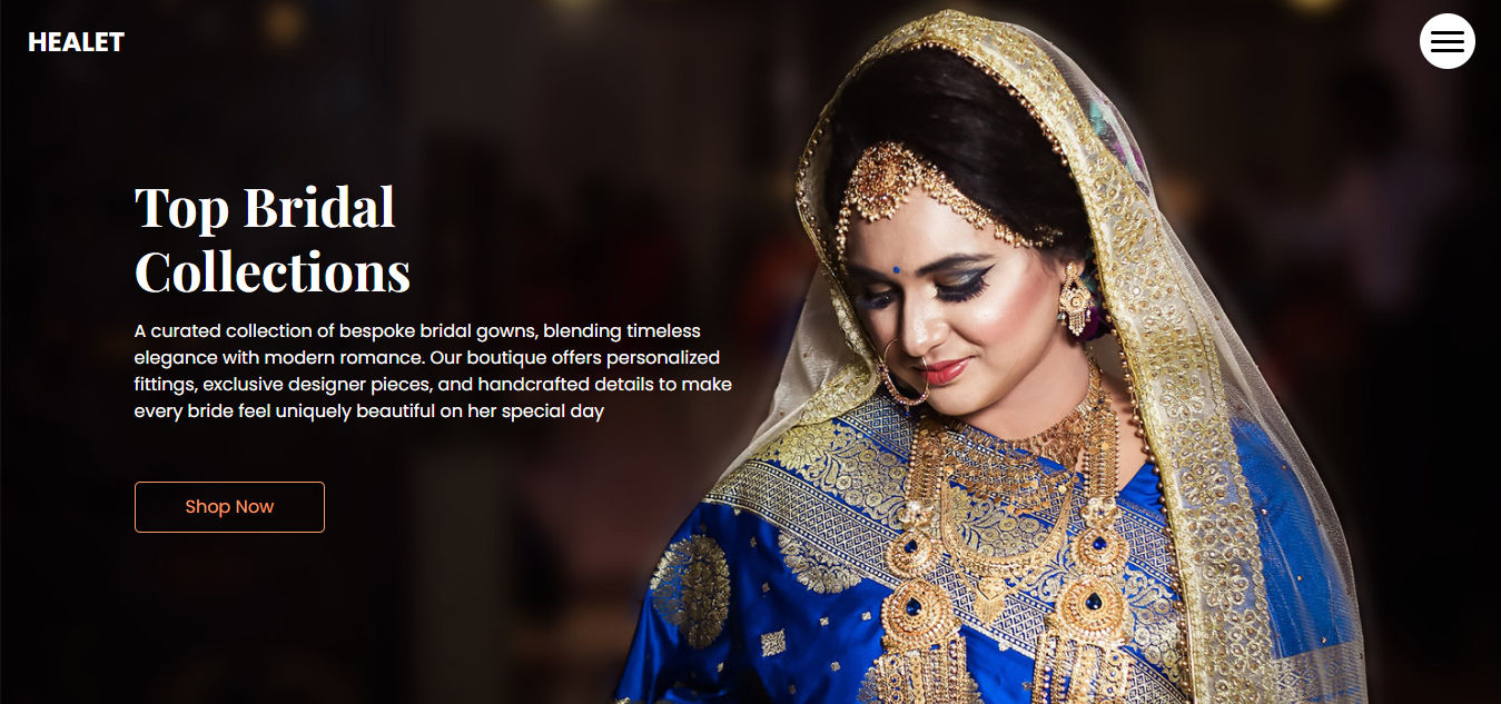 Maliboo Boutique Website Landing Page