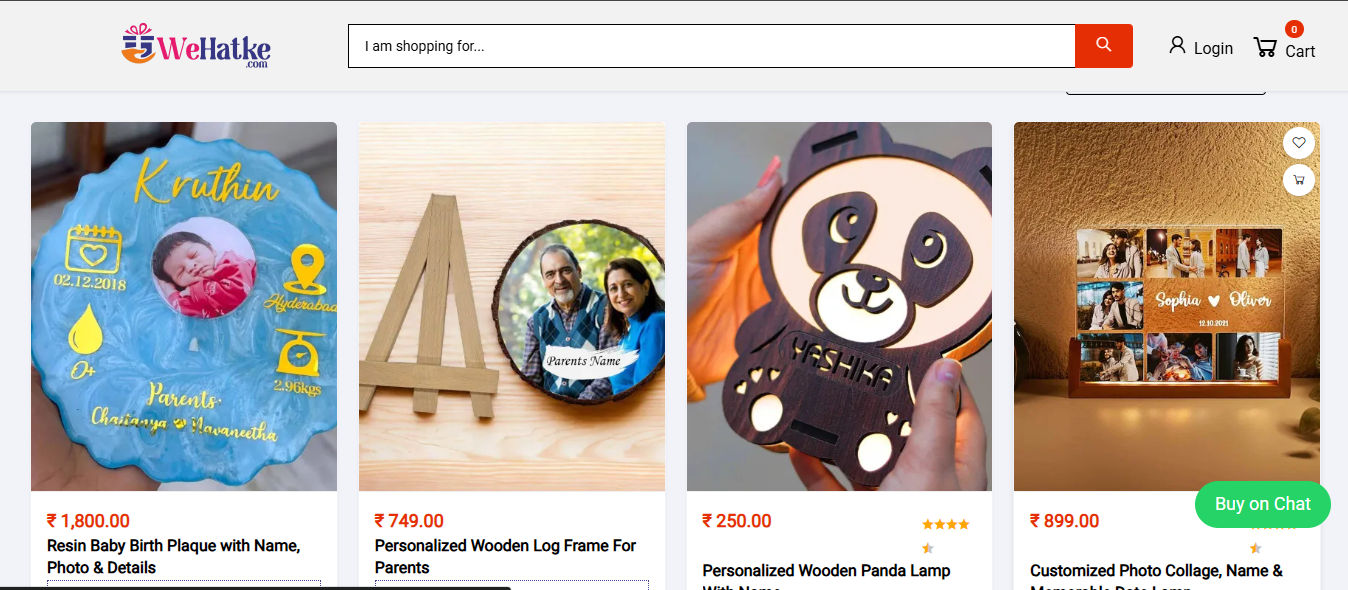 Wehatke E-Commerce Website 2