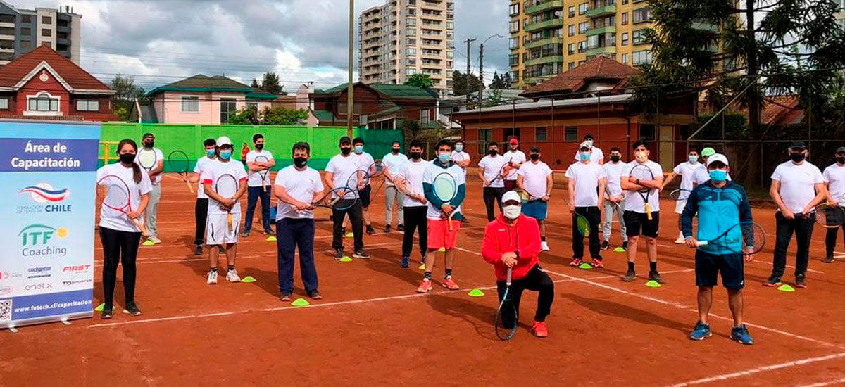 Este fin de semana finalizó el  Curso Play Tennis ITF 2021 en la Región de la Araucanía