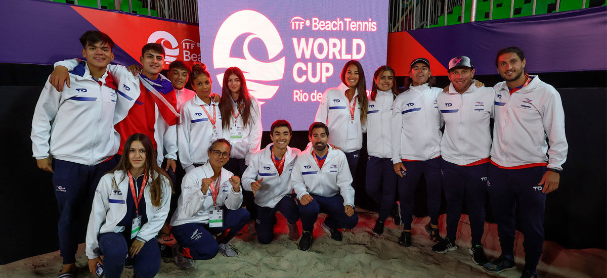 Chile finalizó entre los diez mejores en el  Mundial de Tenis Playa
