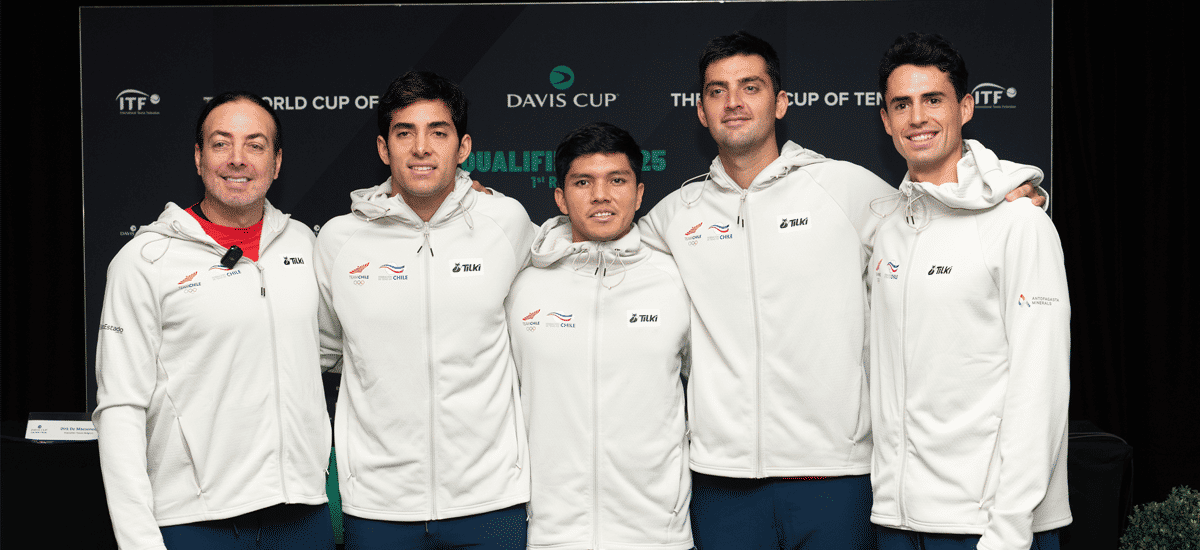 Definido el orden de los partidos entre Chile y Bélgica por Copa Davis