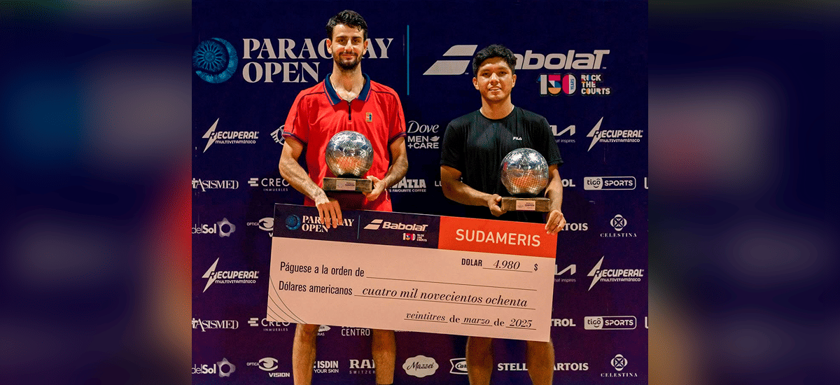 Matías Soto consigue el bis tras alzar el título duplas del Challenger de Asunción