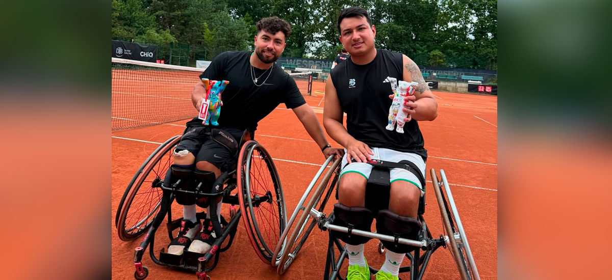 Alexander Cataldo y Brayan Tapia son campeones dobles del 35th German Open