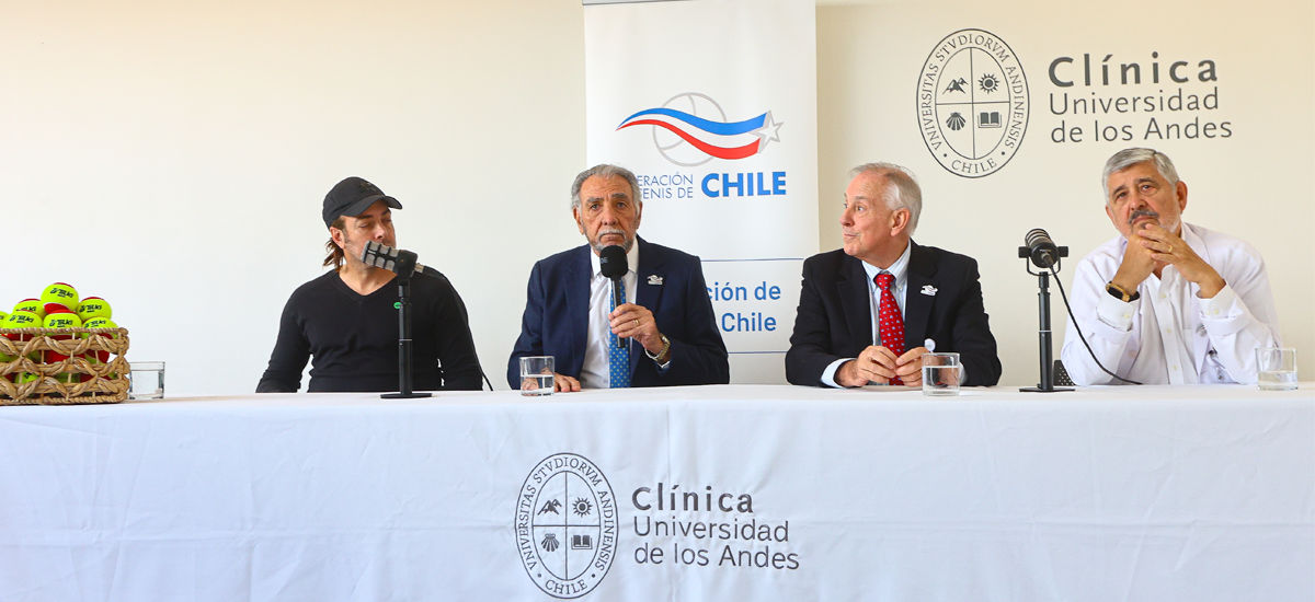 Clínica UAndes se convierte en la clínica oficial del tenis chileno