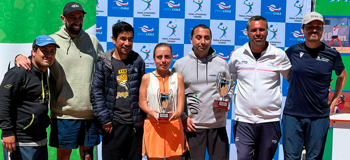 Luis Viñales y Martina Siebert animaron la final Parastanding en Concepción
