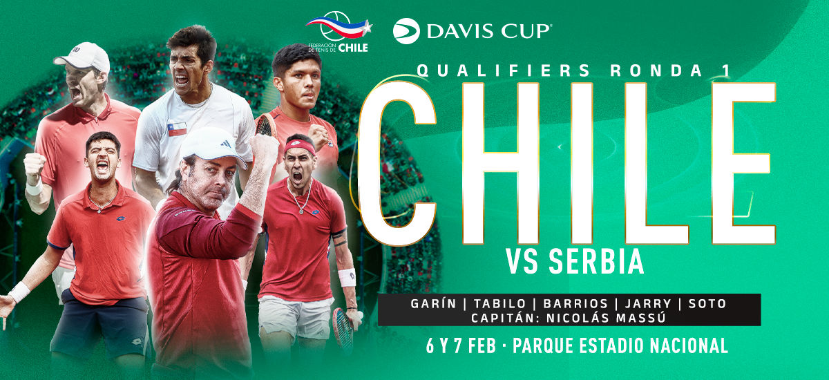 Nicolás Massú entrega nómina oficial para la serie de Copa Davis contra Serbia