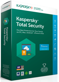 Licence Kaspersky Total Security d'un an pour 5 PC