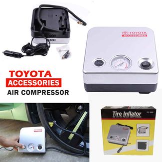 Compresseur d'air de voiture portable Toyota 12V avec accessoires