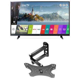 TV LG 43” pouces smart avec support moniteur