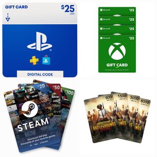 Cartes PSN, XBOX, mobile et Steam à prix imbattables !