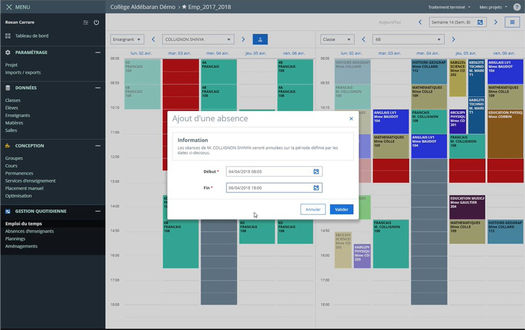 Logiciel de gestion des absences pour établissements scolaires - Absence Manager 1.0