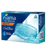 Fiama Di Wills Bathing Gel Bar - Refreshing Pulse (Men) Image