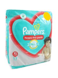 Pampers Happy SKIN Pants (XL)(12-17kg) Image