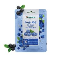 Himalaya Fresh Start Oil clear Blue Berry Face Sheet Mask Image