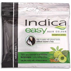 Indica Easy Hair Color Natural Black Buy Indica Easy Hair Color Natural  Black Online at Best Price in India  Nykaa