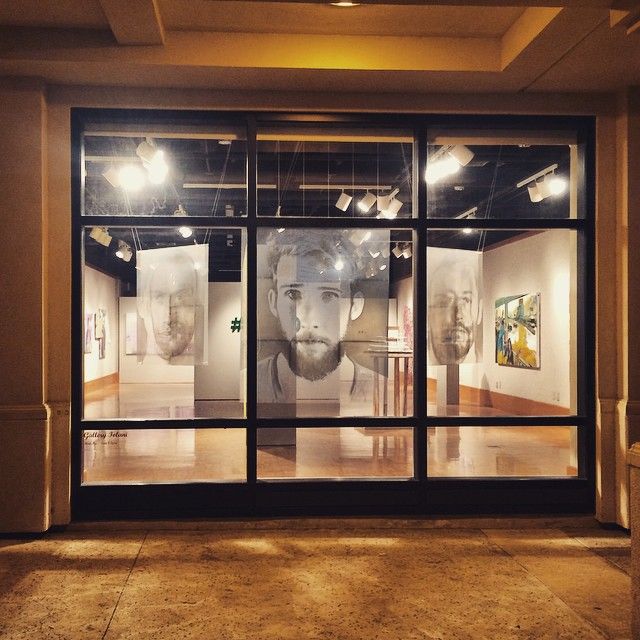 Big Heads exhibition spread