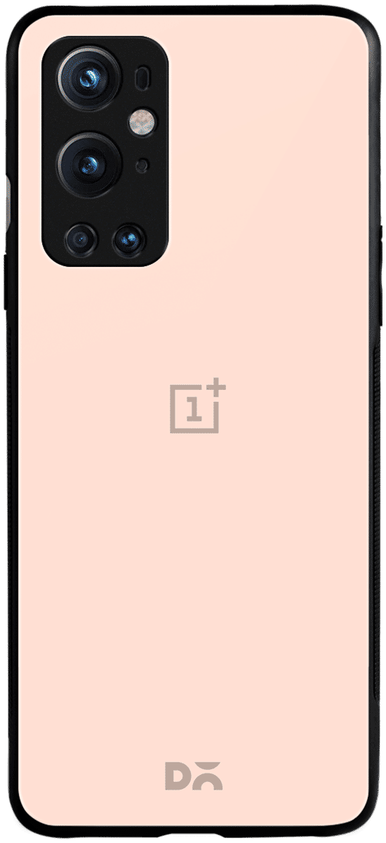 DailyObjects Pastel Peach Glass Case Cover For OnePlus 9 ...
