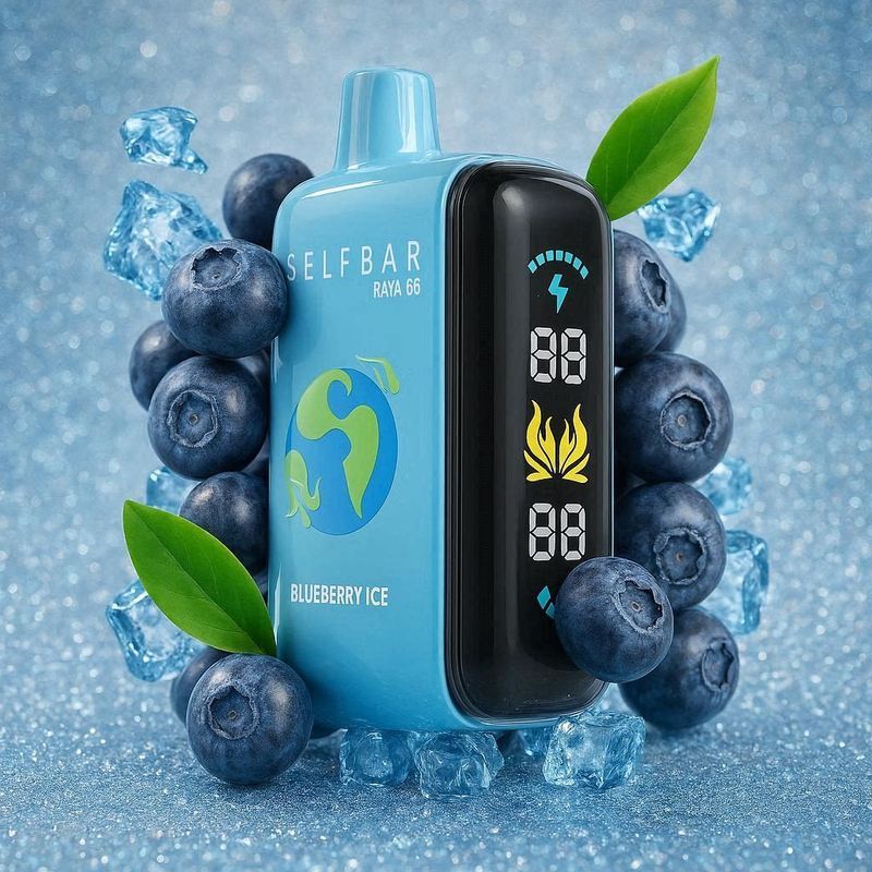 Blueberry Ice - Elf Bar Raya D3 25000 puffs