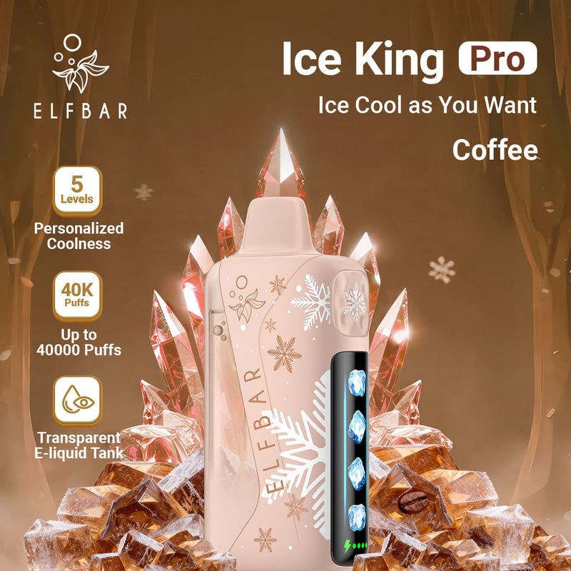 Coffee Elf Bar Ice King Pro 40000 Puffs