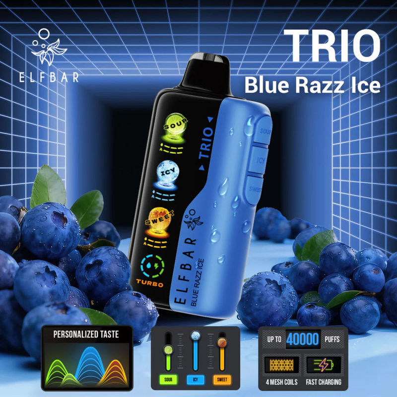 Elf Bar Trio Sour - Blue Razz Ice