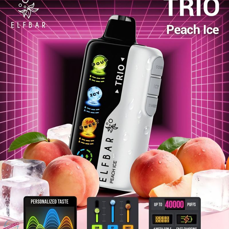 Elf Bar Trio Sour - Peach Ice