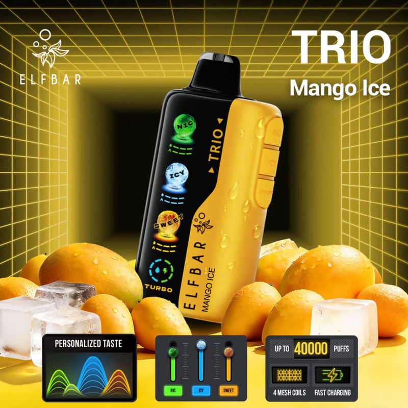 Elfbar Trio Sweet 40000 Puffs - Mango Ice