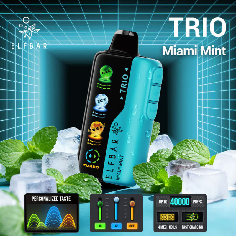 Elfbar Trio Sweet 40000 Puffs - Miami Mint