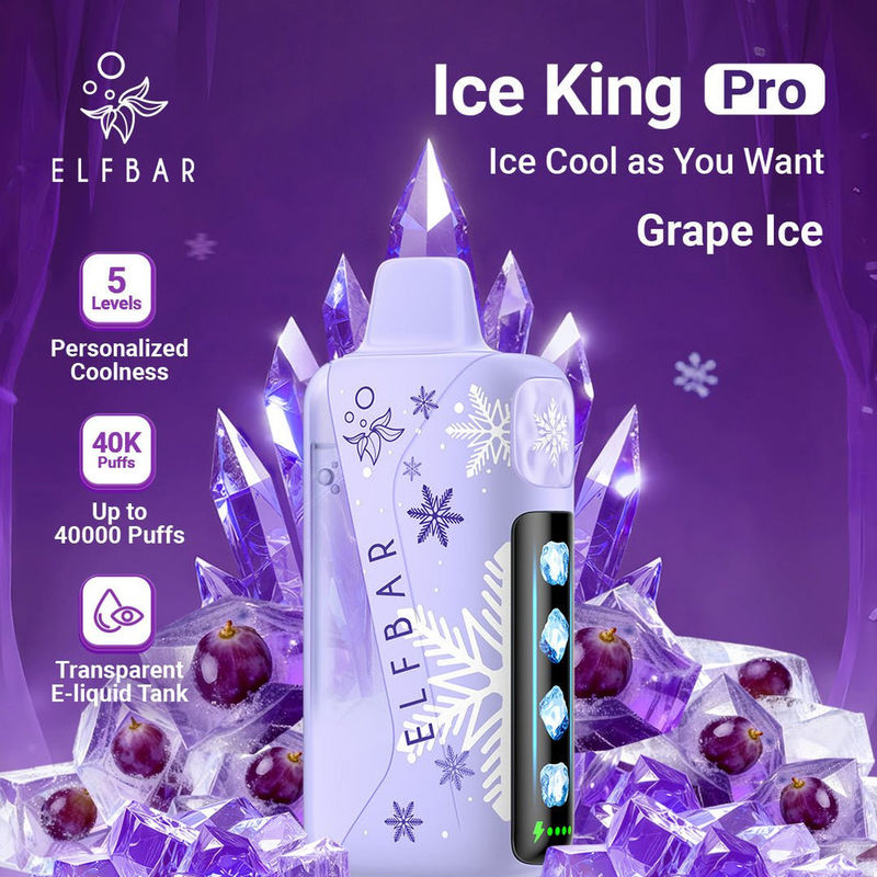 Grape Ice - Elf Bar Ice King Pro 40,000 Puffs