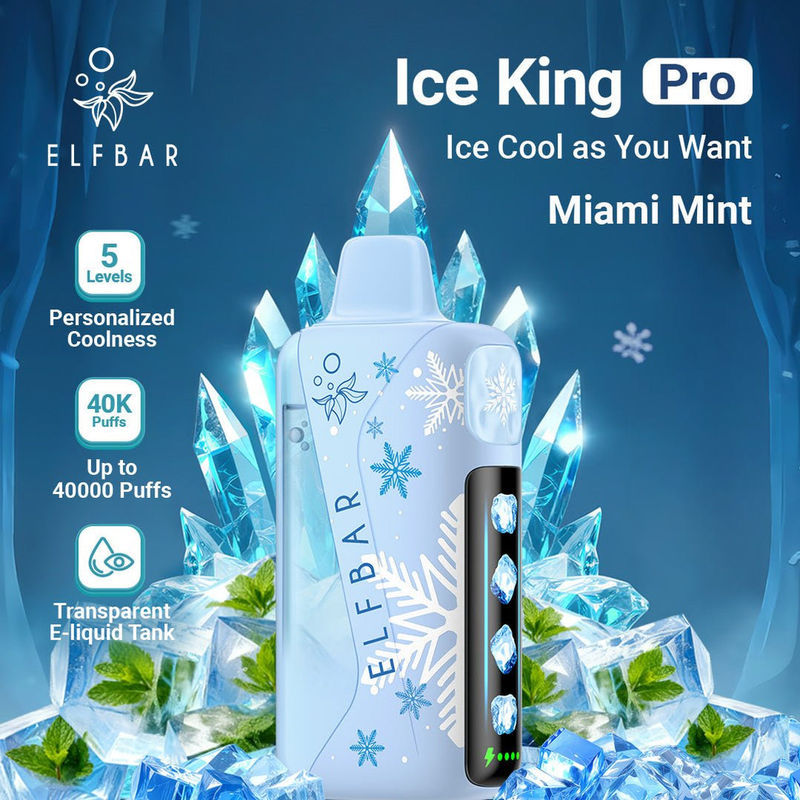 Miami Mint - Elf Bar Ice King Pro 40,000 Puffs