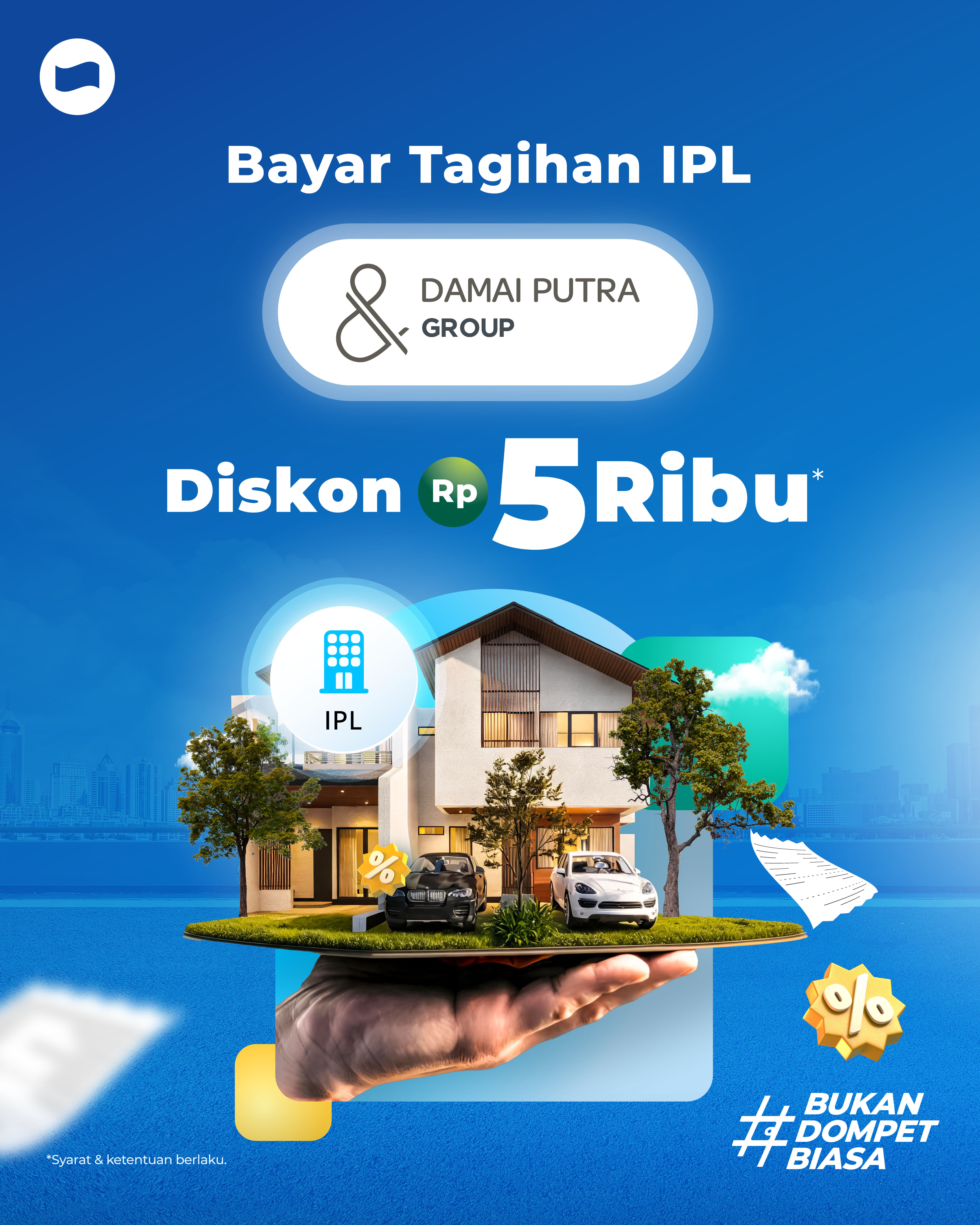 Bayar IPL Damai Putra Group Lebih Praktis via DANA, Dapatkan Potongan Rp5.000 - Damai Putra Group