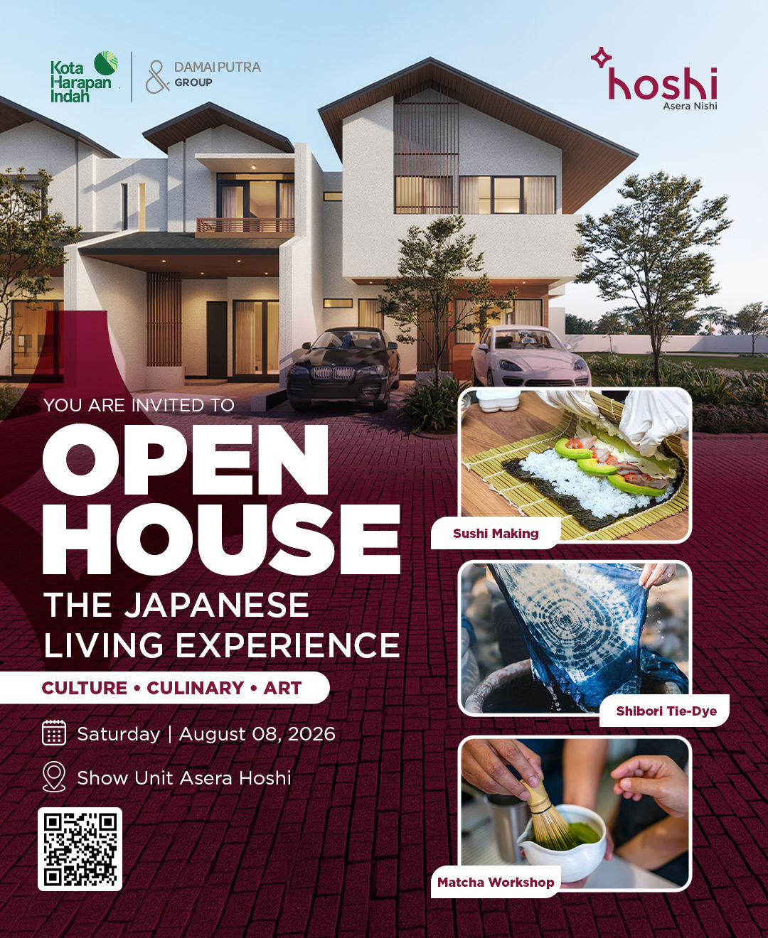 Open House The Japanese Living Experience di Asera Hoshi - Damai Putra Group