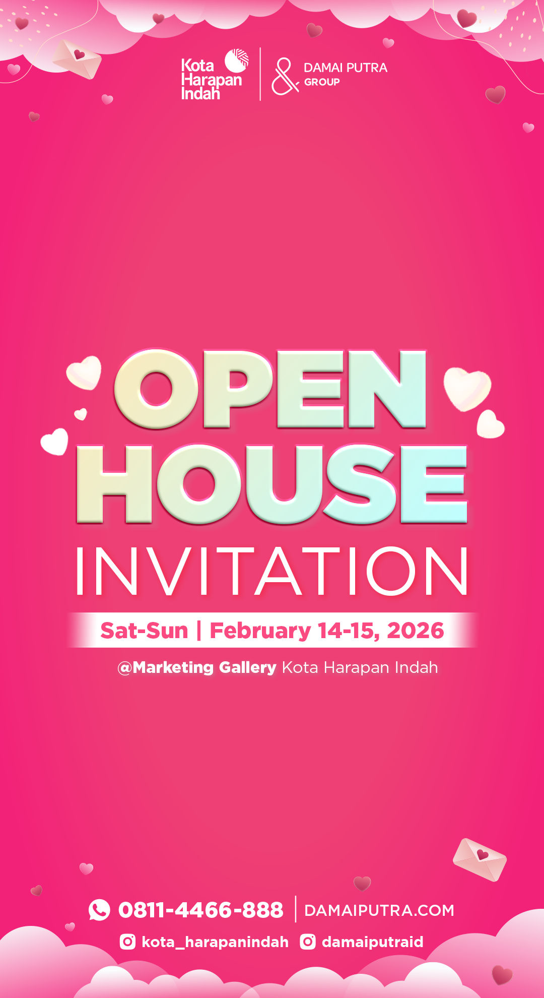 Open House Special Valentine | 14-15 February 2026 - Damai Putra Group