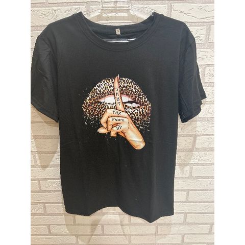Camiseta Leopard Negra