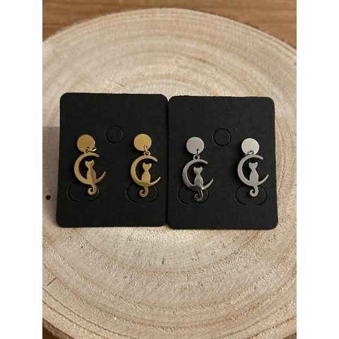 Pendientes Cat Moon
