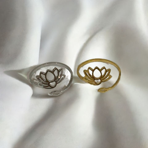 Anillo Flor de loto