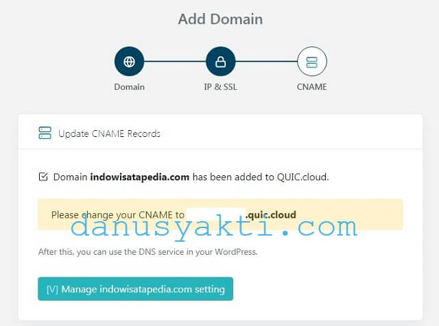 Konfigurasi CDN Quic Cloud di WordPress