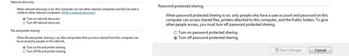 Cara Sharing Printer