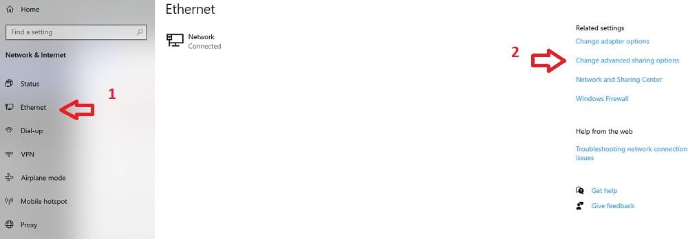 Cara Sharing Printer