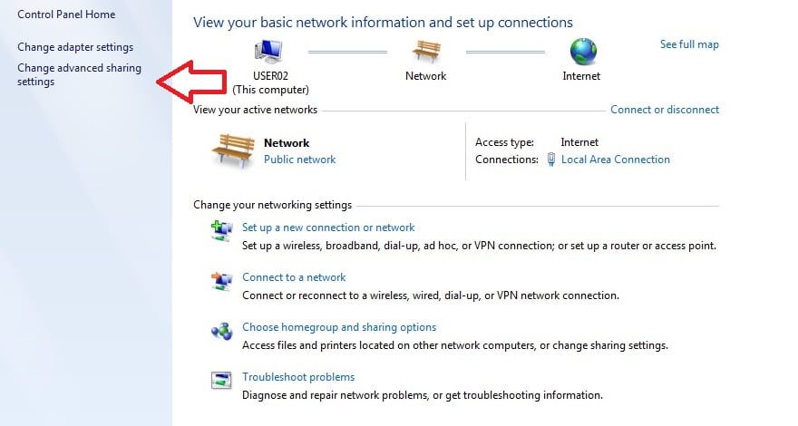 Cara Sharing Printer