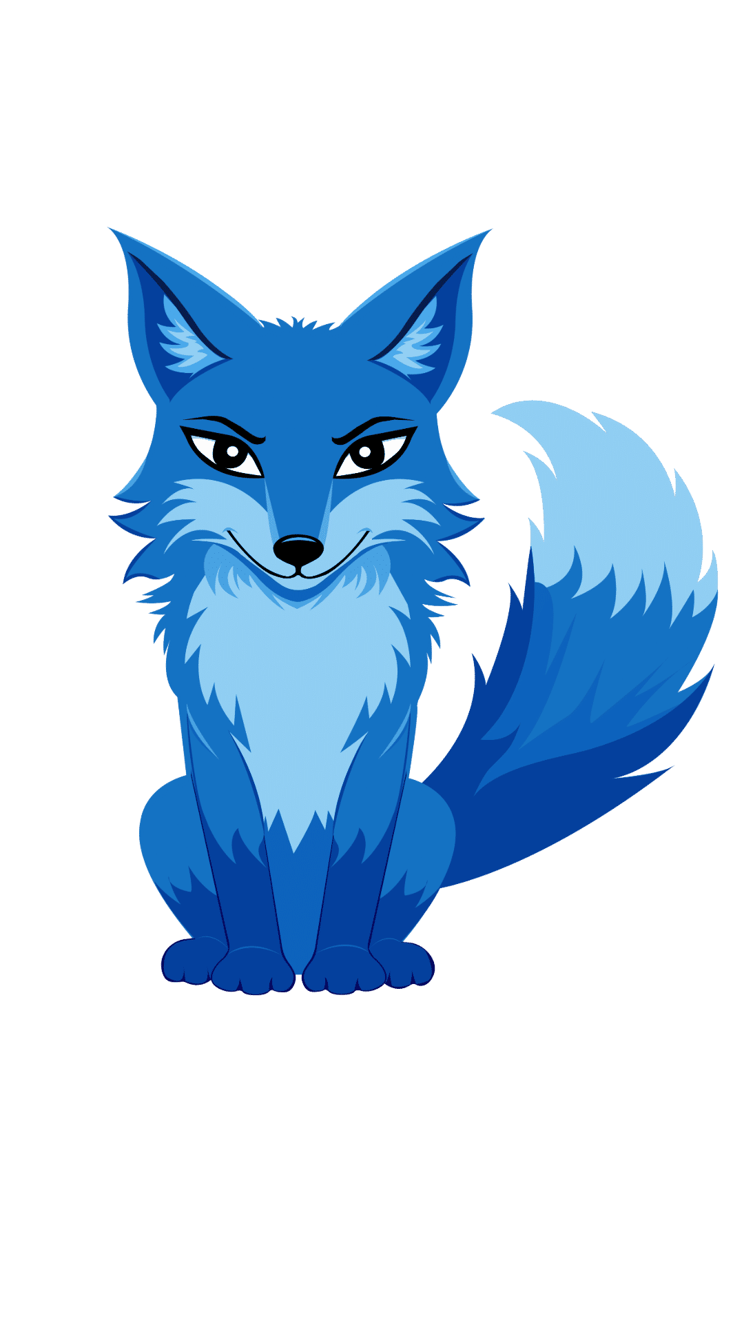 Blu, the Darienne Digital fox assistant