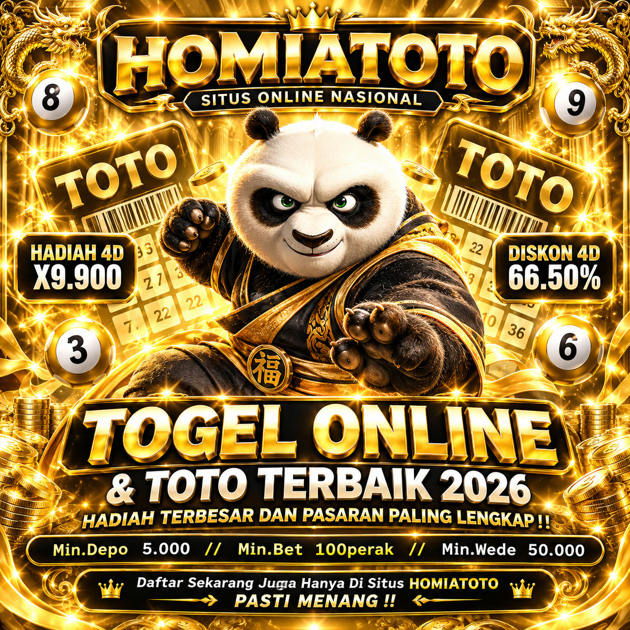 Akses HOMIATOTO Portal Resmi Toto Togel Online Terpercaya 2026