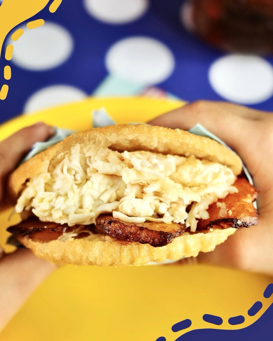 Queso llanero y tajadas