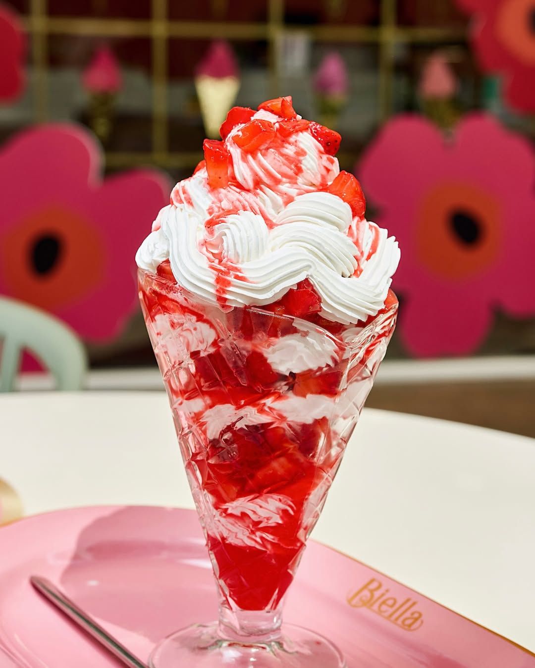 Copa de fresas